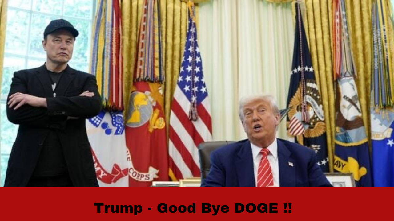 Donald Trump thanks Elon Musk and says “Goodbye Doge”